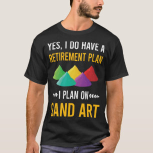 Retirement Sand Art T-Shirt