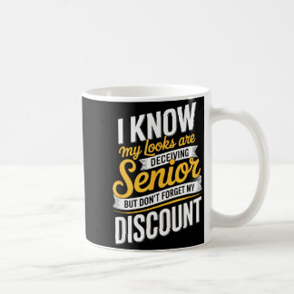 Retirement senior funny elderly saying  coffee mug
