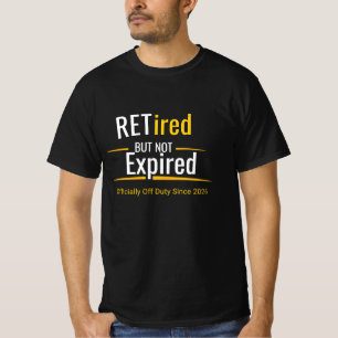Retirement Shirt Retired Gift Funny Tee 2026