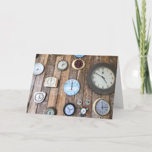 retirement time card