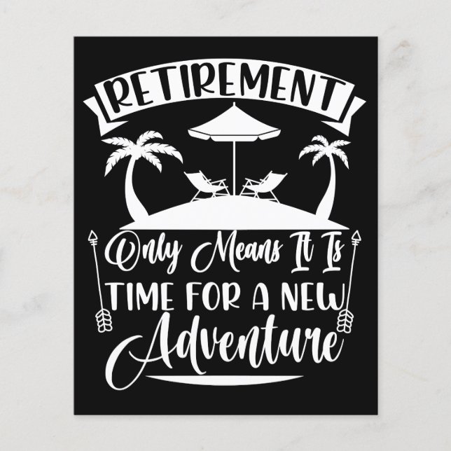 Retirement Time For A New Adventure Retirement (Front)
