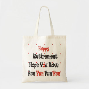 retirement tote bag