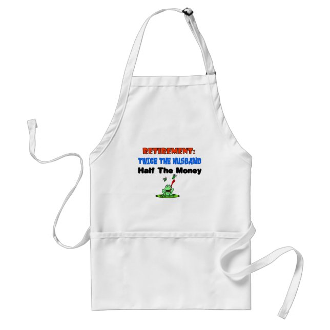 Retirement twice the husband standard apron (Front)