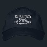 Retirer 2025 Retirement Party Men Women Mum Dad Embroidered Hat<br><div class="desc">Retirer 2025 Retirement Party Men Women Mum Dad Embroidered Baseball Cap</div>