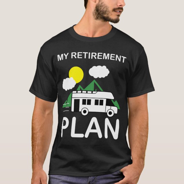 Retiret Camper Rv For Wo T-Shirt (Front)