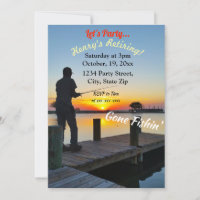 Retiring Gone Fishin' Wood Plank Customisable
