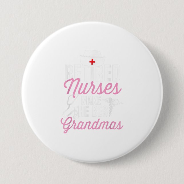 Retiring Nurse for Retired Nurses 7.5 Cm Round Badge (Front)