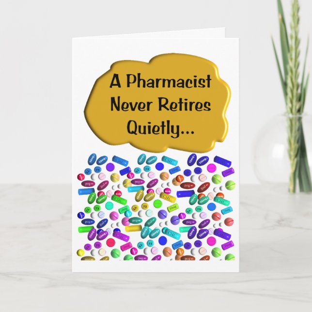 Retiring Pharmacist Card (Front)