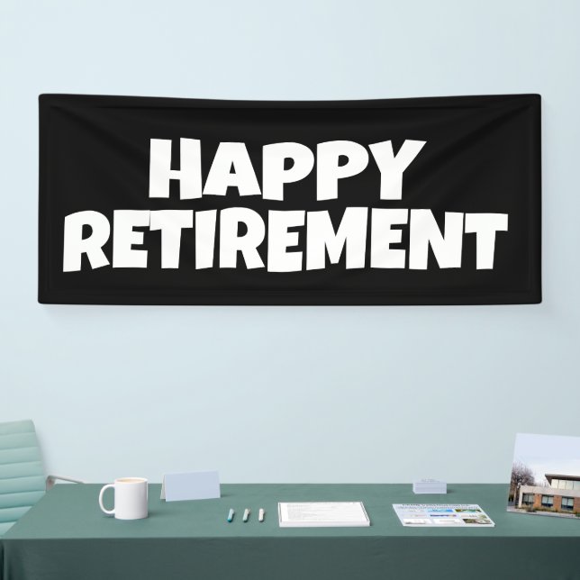 RETIRMENT PARTY BANNER  (Tradeshow)