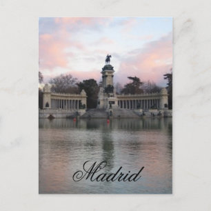 Retiro Park, Madrid, Spain Postcard