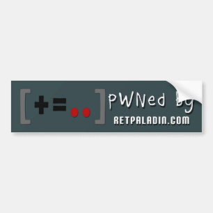 RetPaladin.com - Bumper Sticker - Gamer