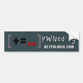 RetPaladin.com - Bumper Sticker - Gamer