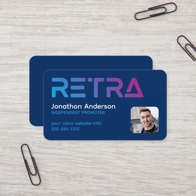 Retra Business Card (Front/Back In Situ)