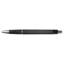 Retractable Black Custom Name Ballpoint Pen