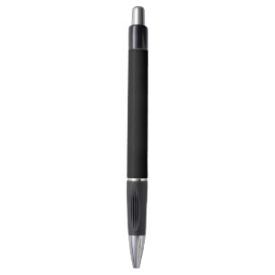 Retractable Black Custom Name Ballpoint Pen
