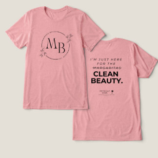 Retreat 2025 T-Shirt - Here for the Clean Beauty Tri-Blend Shirt