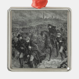 Retreat from Moscow Metal Tree Decoration