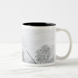 Retreat from the Battle of Worcester Two-Tone Coffee Mug