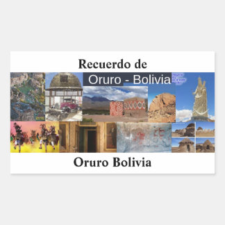 Retreat sticker of Oruro Bolivia