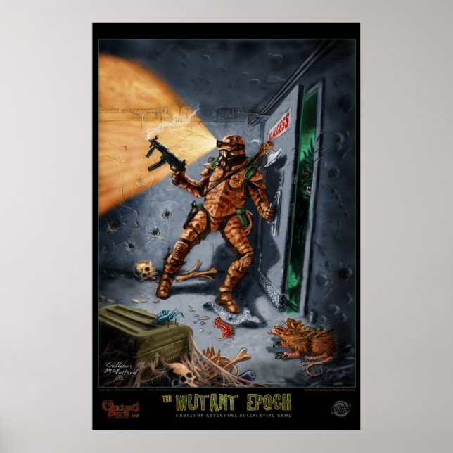 Retreating Excavator :: The Mutant Epoch Poster (Front)