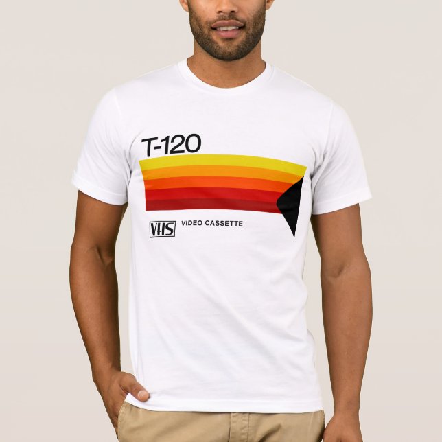 Retrhomage Series 80s T-120 VHS T-Shirt (Front)