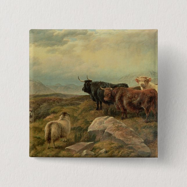 Retribution 15 Cm Square Badge (Front)