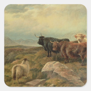 Retribution Square Sticker