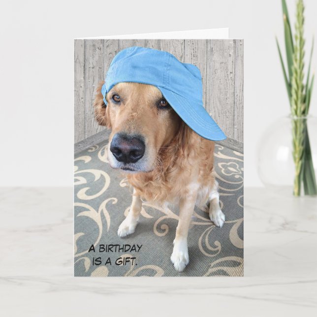 Retriever Birthday Card (Front)