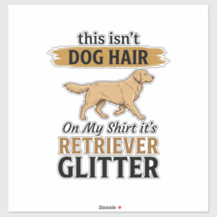 Retriever Glitter Funny Dog Lover Vintage Design_1