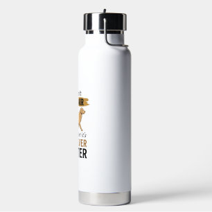 Retriever Glitter Funny Dog Lover Vintage Design_1 Water Bottle