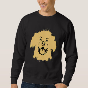 Retriever Labrador   Owner Happy Face Dog Lab Sweatshirt