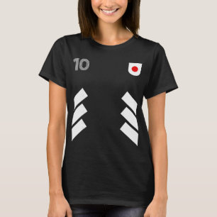 Retro10 Japan Footll Japan Soccer Japan Flag T-Shirt