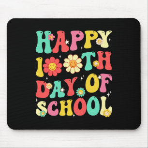 Retro 100 Days Of School Teachers Students 100th D Mouse Pad