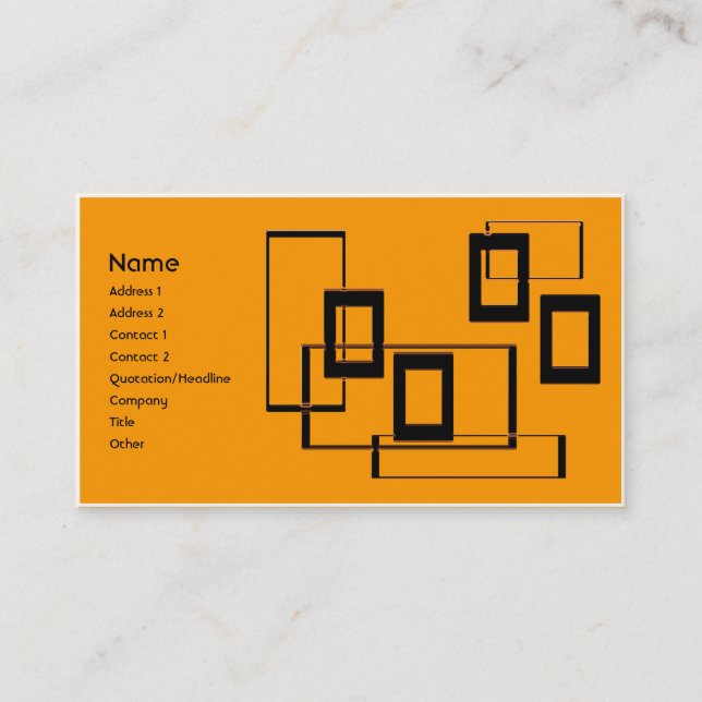 Retro 102 business card (Front)