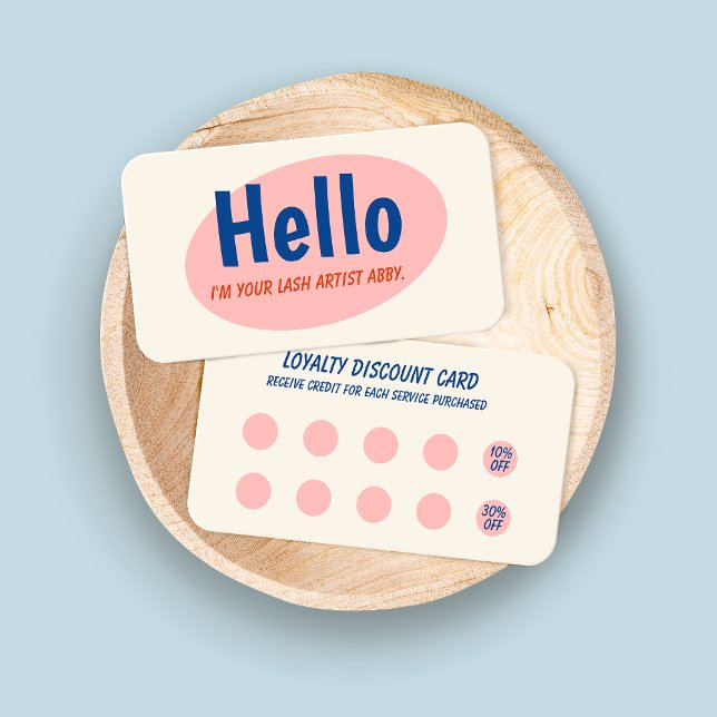 Retro 10 Punch Loyalty Card (Creator Uploaded)