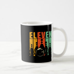 Retro 11th Birthday Bowling Design Turning 11 Bowl Coffee Mug