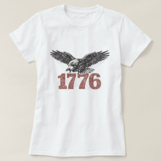 Retro 1776 Bald Eagle 250th Anniversary USA T-Shir T-Shirt