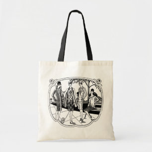 Retro 1920s Fashions Tote Bag