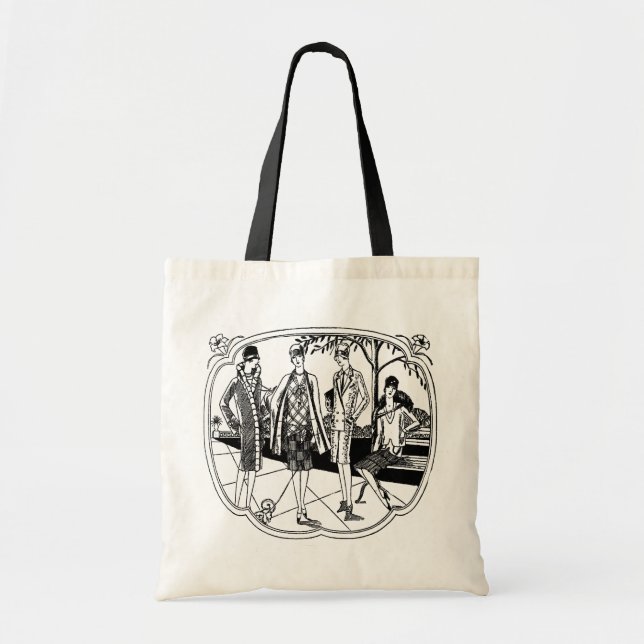 Retro 1920s Fashions Tote Bag (Front)