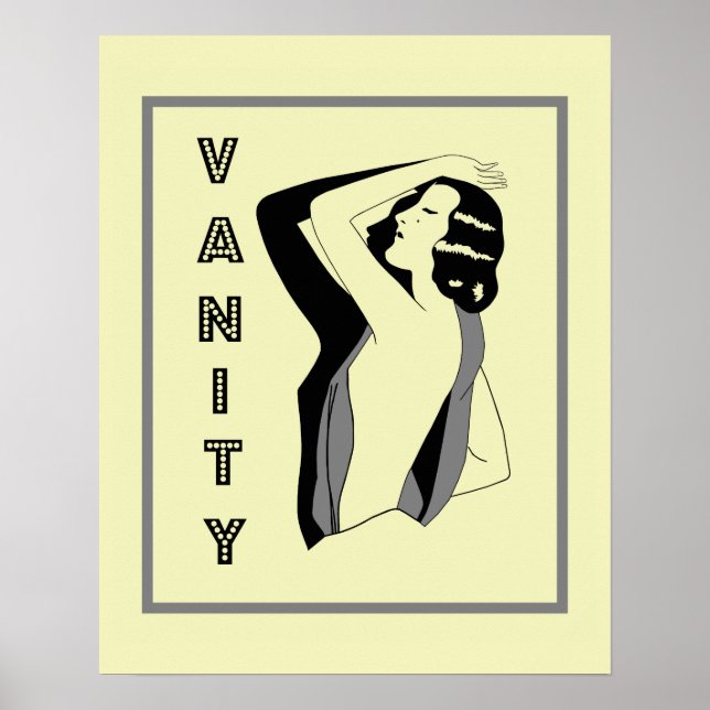 Retro 1920s Vanity Poster (Front)