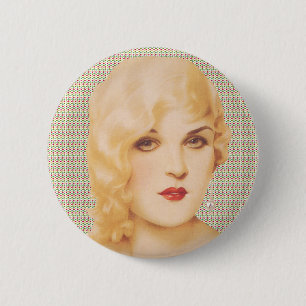 Retro 1930s Love 6 Cm Round Badge