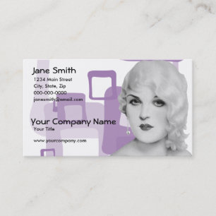 Retro 1930s Pinup Business Card