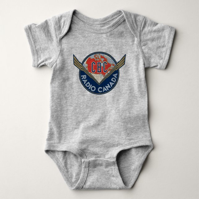 Retro 1940-1958 baby bodysuit (Front)