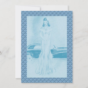 Retro 1940s Dinner & Dancing Invitation