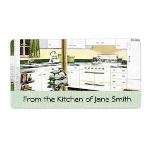 Retro 1940s Kitchen Labels