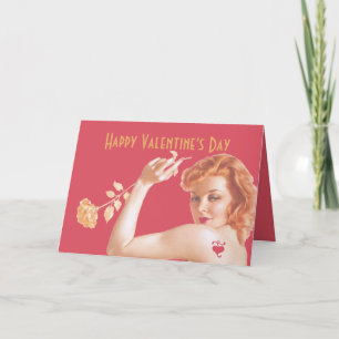Retro 1940s Love Holiday Card