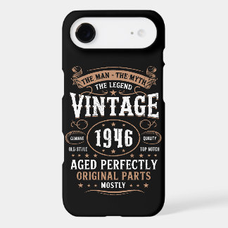 Retro 1946 Birthday Man Myth Legend 80th  