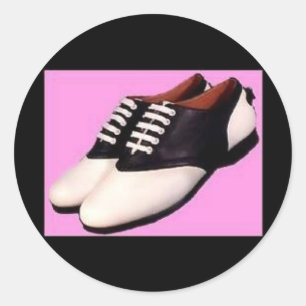 Retro 1950 Stickers Saddle Shoes