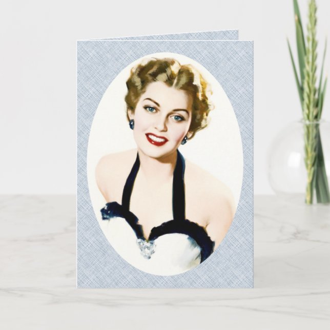 Retro 1950s Birthday Card (Front)