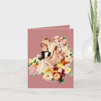 Retro 1950s Couple V2 Card